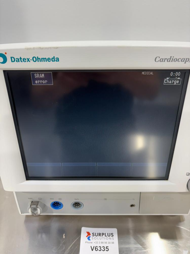 GE Datex-Ohmeda Cardiocap/5 Multi-Parameter Patient Monitor