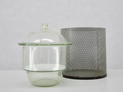 Tamson 1175 Desiccator with Protective Cage for Sample Drying-cover