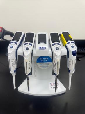 Rainin E4 XLS Single Channel Electronic Pipettes Set of 4 for Precise Liquid Handling-cover