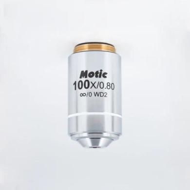 Motic LM Plan Achromatic Objective LM PL 100X/0.8 WD 2mm for BA310MET Series Microscopes-cover
