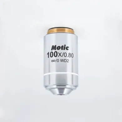 Motic LM Plan Achromatic Objective LM PL 100X/0.8 WD 2mm for BA310MET Series Microscopes