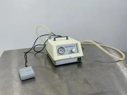 Nouvag Vacuson 18/1 Compact Vacuum Pump with Pressure Gauge and Foot Pedal Control