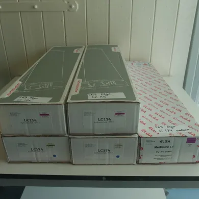 Elga Water Purification System Consumables LC105, LC109, LC114 and More