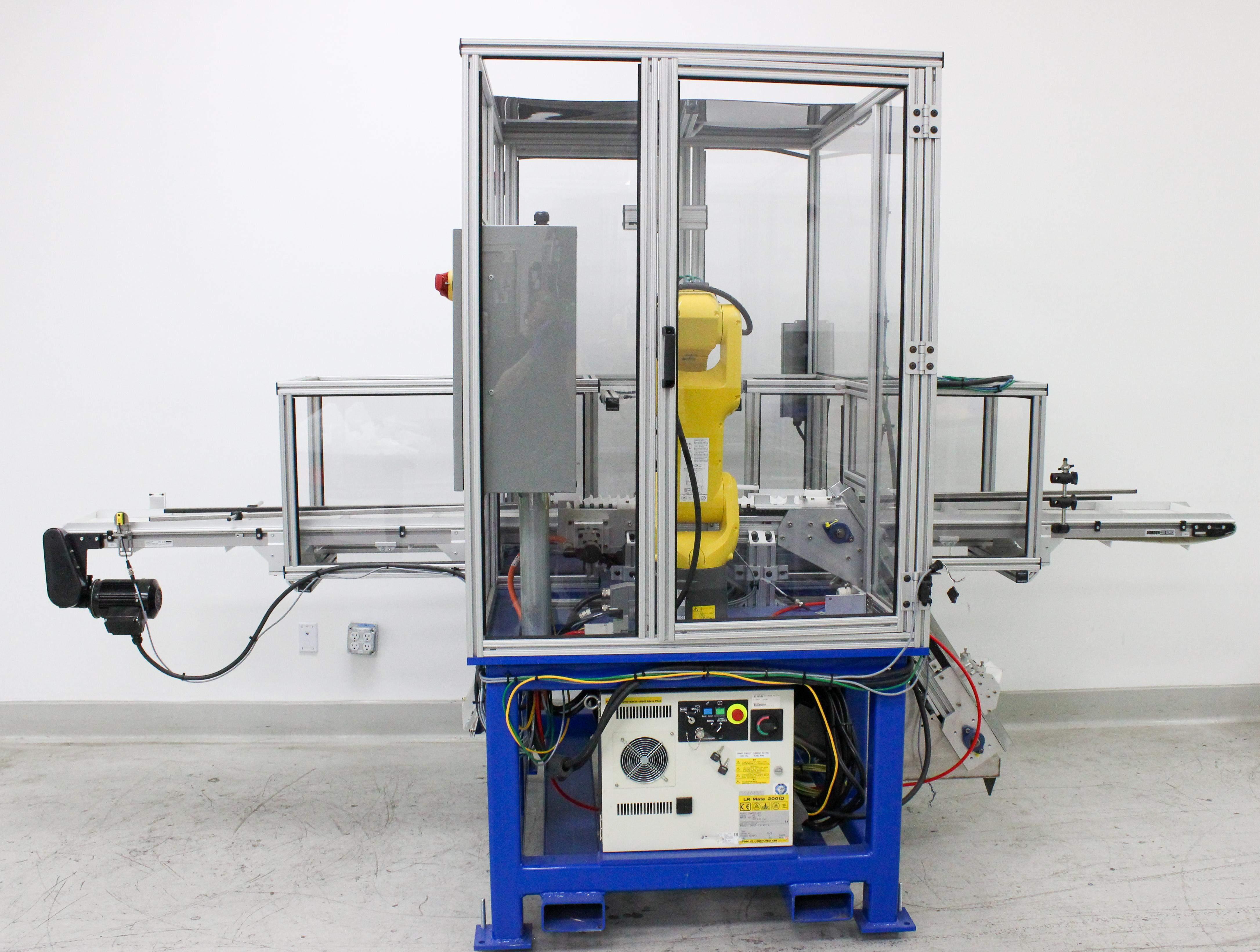 FANUC LR Mate 200iD/7L Robotic Pick and Place Cell with 911 mm Reach and 7 kg Payload