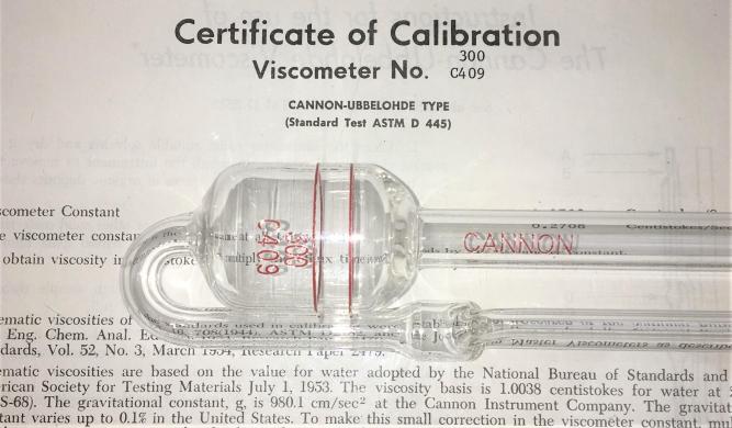 Cannon-Ubbelohde CUC-300 Certified Viscometer Tube - Size 300-cover