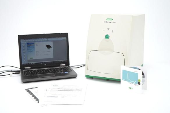 Bio-Rad Gel Doc EZ Gel Documentation and Imaging System with Laptop and Stain-Free Tray-cover