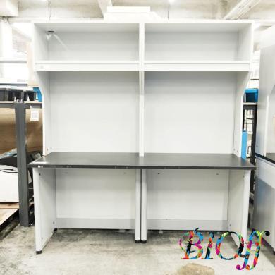 9430 Side Laboratory Workbench with Reagent Shelf, 180 × 60 × 195 cm-cover