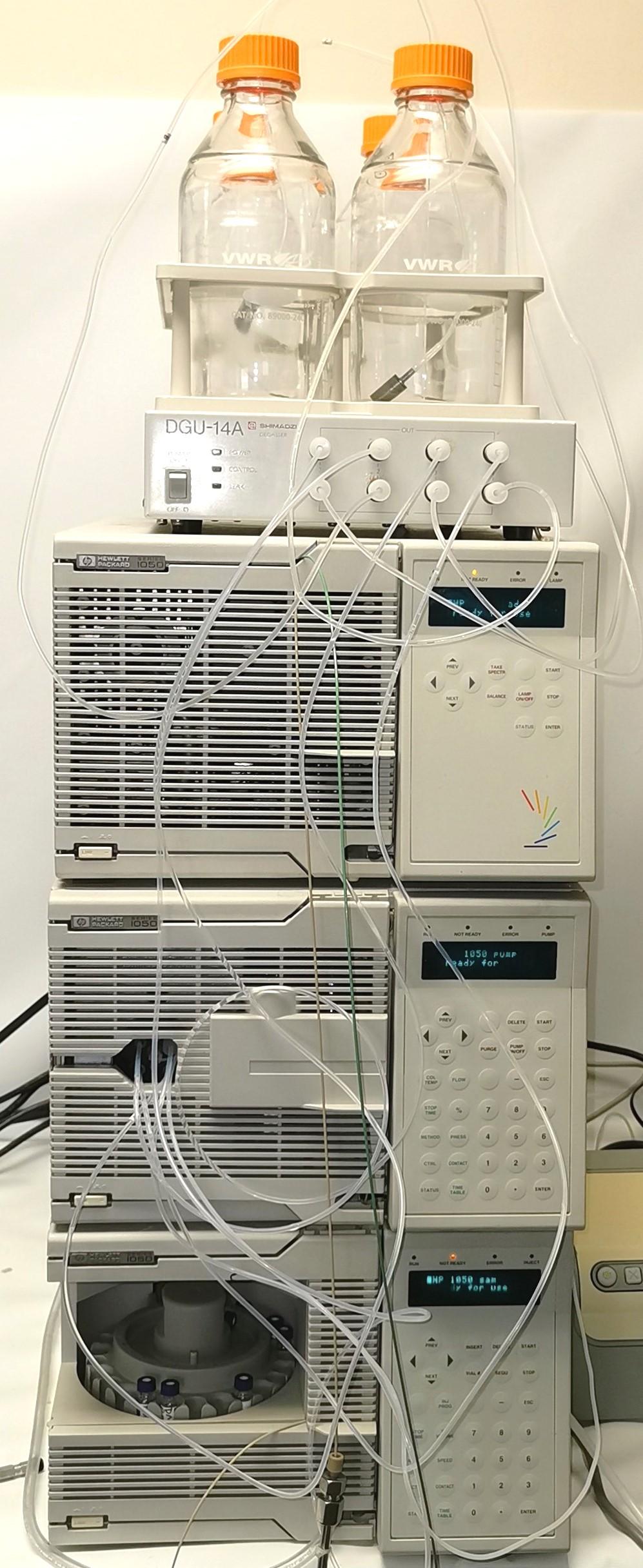 Hewlett Packard 1050 Series Diode Array High Performance Liquid Chromatography System