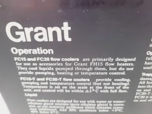 Grant FH15 Flow Heater and FC20 Flow Cooler for Labs, 12 of 15