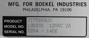 Boekel Scientific 130000 Jitterbug Heated Programmable Microplate Shaker Incubator, 1500 RPM, 4 of 10