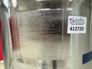 Precision Stainless 80L Stainless Steel Mixing Tank with SPX Flow Lightnin Mixer, 3 of 4