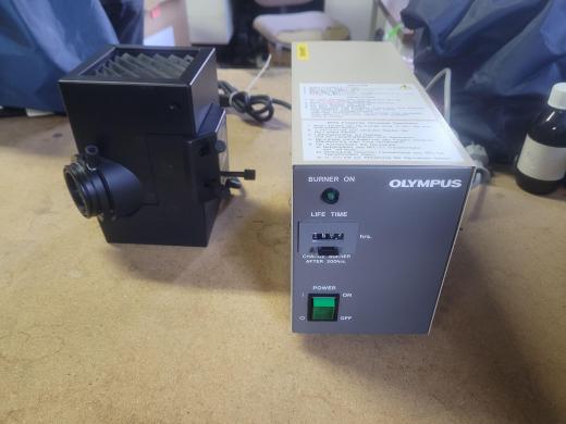 Olympus U-ULH Fluorescence Light Source with BH2-RFL-T3 Power Supply-cover