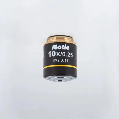 Motic CCIS® Plan Achromatic Objective EC PL 10X/0.25 with 17.4mm Working Distance