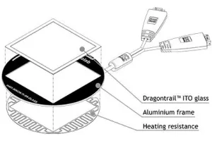 Okolab H601-NIKON-TI-SR-GLASS/FRAME Thermal Plate for Nikon Ti Inverted Microscopes, 4 of 4