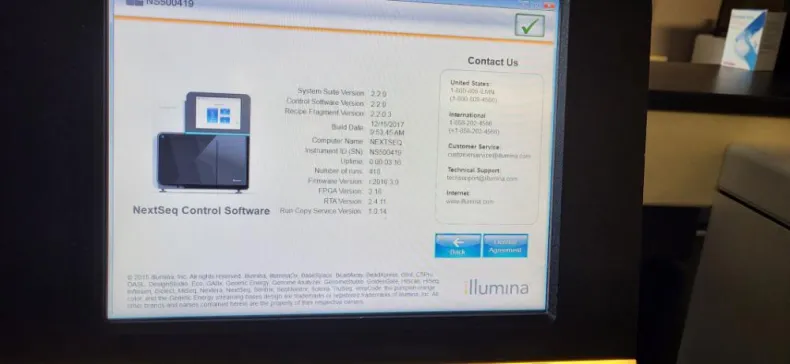 Illumina NextSeq 500 Next-Generation Sequencing System