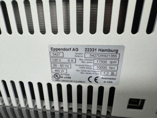 Eppendorf 5430 Benchtop Centrifuge with Fixed-Angle Rotor, Model 5427-cover