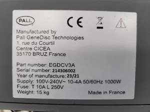 Pall GeneDisc Cycler Real-Time PCR Platform, 15 of 33
