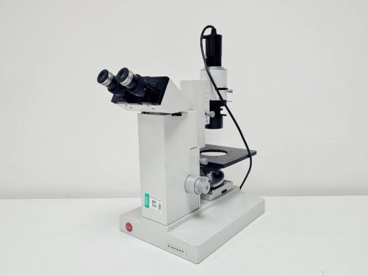 Leitz Diavert Inverted Microscope Lab-cover