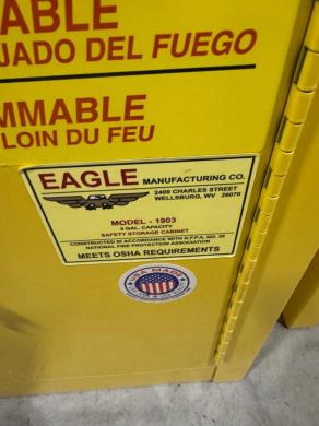 Eagle 4 Gallon Flammable Liquid Storage Cabinet-cover