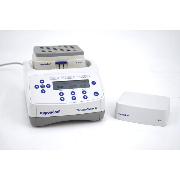 Eppendorf Thermomixer C with 24 x 1.5ml Smartblock and Lid – Temperature-Controlled Sample Mixer
