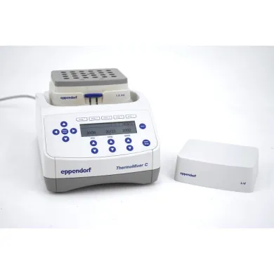 Eppendorf Thermomixer C with 24 x 1.5ml Smartblock and Lid – Temperature-Controlled Sample Mixer