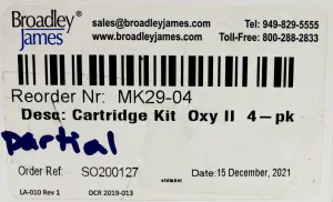Broadley-James D540-B120-PT-D9 Dissolved Oxygen Sensor Accessory Kit, 11 of 11