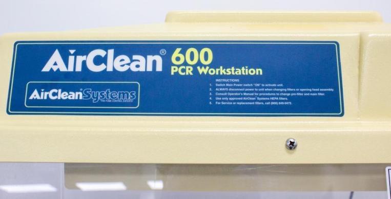 Airclean Systems AC632DB PCR Enclosure UV and Fluorescent Dead Air Box-cover