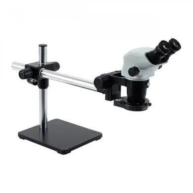 Unitron Z645 Zoom Binocular Stereo Microscope with Boom Stand and LED140 Ring Light