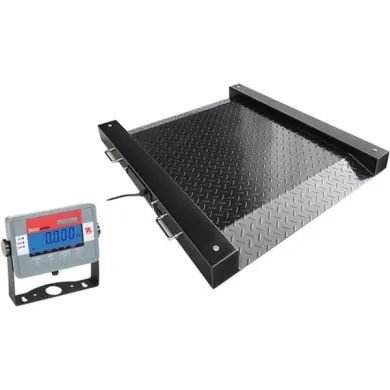 Ohaus Defender 3000 Floor Drum Scale with T32M Indicator, 2,500 lb Capacity