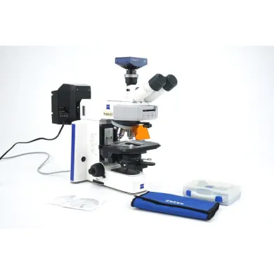 Zeiss Axio Scope A1 Upright Fluorescence Microscope with Multi-Channel Filters
