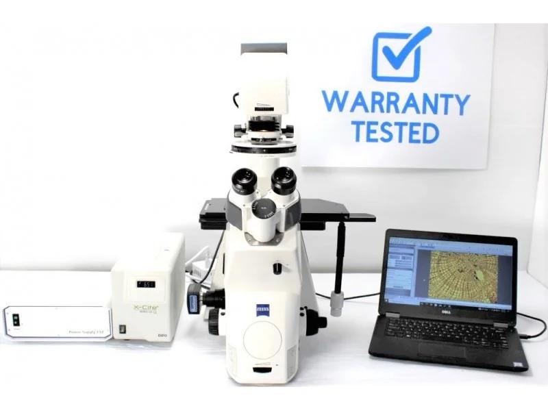 Zeiss AXIO Observer Z1 Motorized Inverted Fluorescence Microscope with New Filter Sets