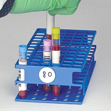 Globe Scientific Autoclavable Nylon RFID-Enabled Racks for CapTrack Specimen Tracking | Model 456445W-R-cover