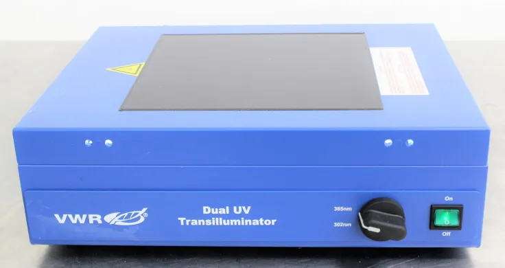 VWR Dual UV Transilluminator Electrophoresis System 89131-464 with 302/365 nm, 20x20 cm Filter