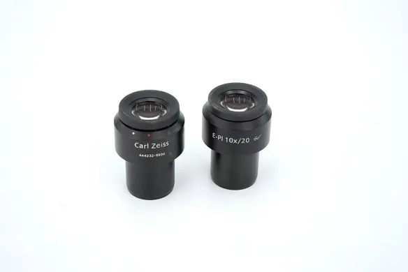 Zeiss 444232-9904 E-PL 10x/20 Br. Foc. Widefield Microscope Eyepiece Pair