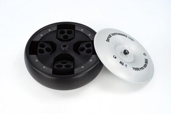 Thermo Sorvall HS-4 Swing-Bucket Rotor with 3-Place Carrier and Lid, P/N 38018-cover