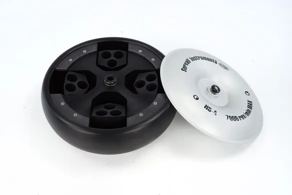 Thermo Sorvall HS-4 Swing-Out Centrifuge Rotor with 3-Place Carrier and Lid