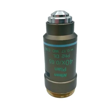 Nikon Plan 40x Ph2 Phase Contrast Microscope Objective for Eclipse Series
