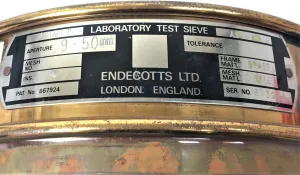 Endecotts 8" Brass Frame Stainless Steel Cloth Sieve Kit (4-piece set), 6 of 8