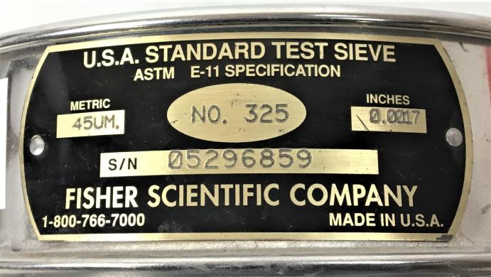 Fisherbrand #325 Stainless Steel 8-inch Test Sieve with 45 μm Aperture-cover