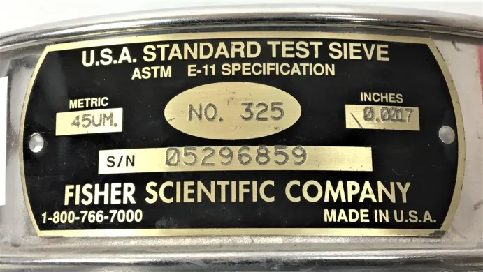 Fisherbrand #325 Stainless Steel 8-inch Test Sieve with 45 μm Aperture
