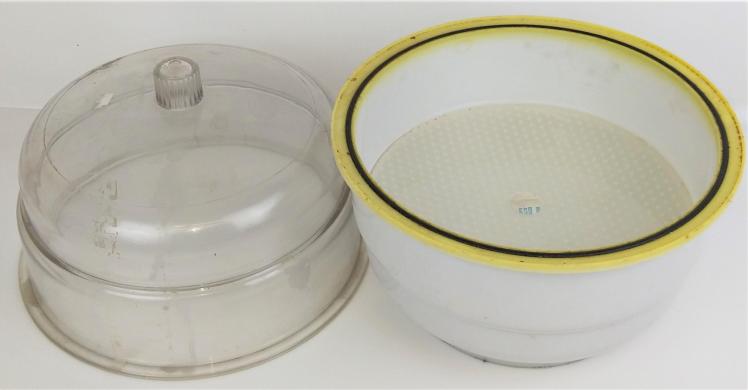 Bel-Art Space Saver F42025-0000 Plastic Vacuum Desiccator (240mm ID)-cover