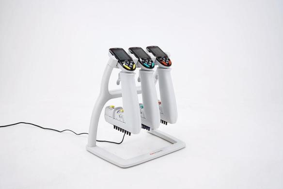 Thermo Scientific E1-Clip Matrix Manual 8-Channel Pipette Set of 3 with Stand-cover