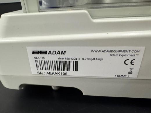 Adam Equipment SOLIS SAB 125i Analytical Balance with 120 g Capacity and 0.01 mg Readability-cover