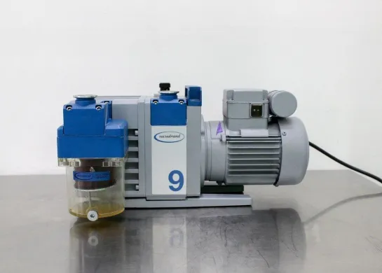 Vacuubrand RZ 9 Diaphragm Vacuum Pump 120V 60Hz with 4 Microns Vacuum Pressure