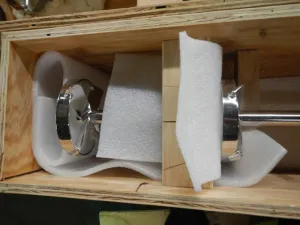Boston Gear 1 HP XP Agitator Drive with Stainless Steel Shaft and Turbine Agitator Blade, 2 of 3