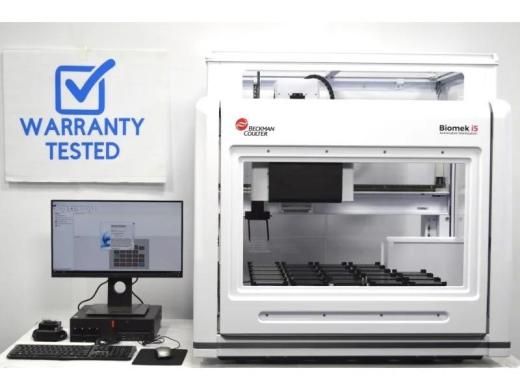 Beckman Coulter Biomek i5 Automated Liquid Handler with MC-96 1200µL Multichannel Arm and Plate Gripper-cover