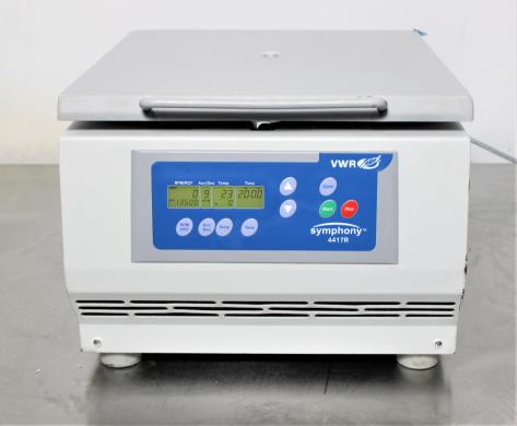 VWR Symphony 4417R Refrigerated Benchtop Centrifuge – 13,500 RPM, -10 to 40°C, 400 mL Capacity-cover