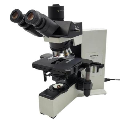 Olympus BX40 Compound Microscope with Trinocular Head and 2X Objective-cover