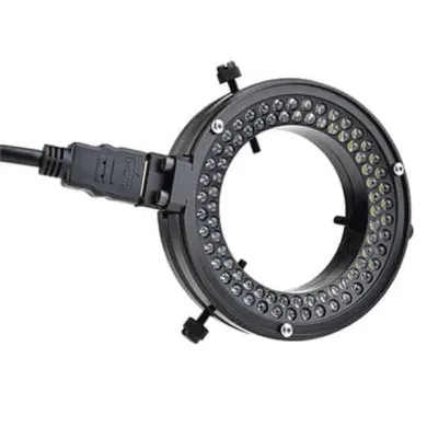 Techniquip Proline 80 ESD LED Ring Light with 80 Adjustable LEDs and Eight Segment Control