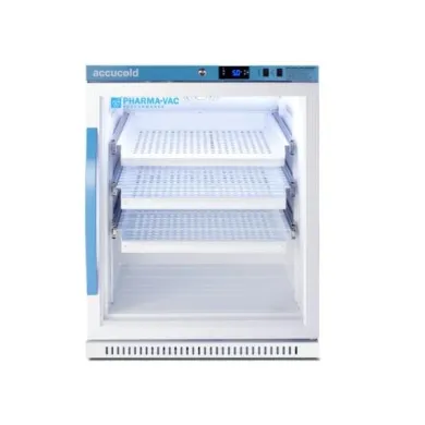 Accucold ARG61PVBIADADR 6 Cu.Ft. ADA-Height Vaccine Refrigerator with Removable Drawers